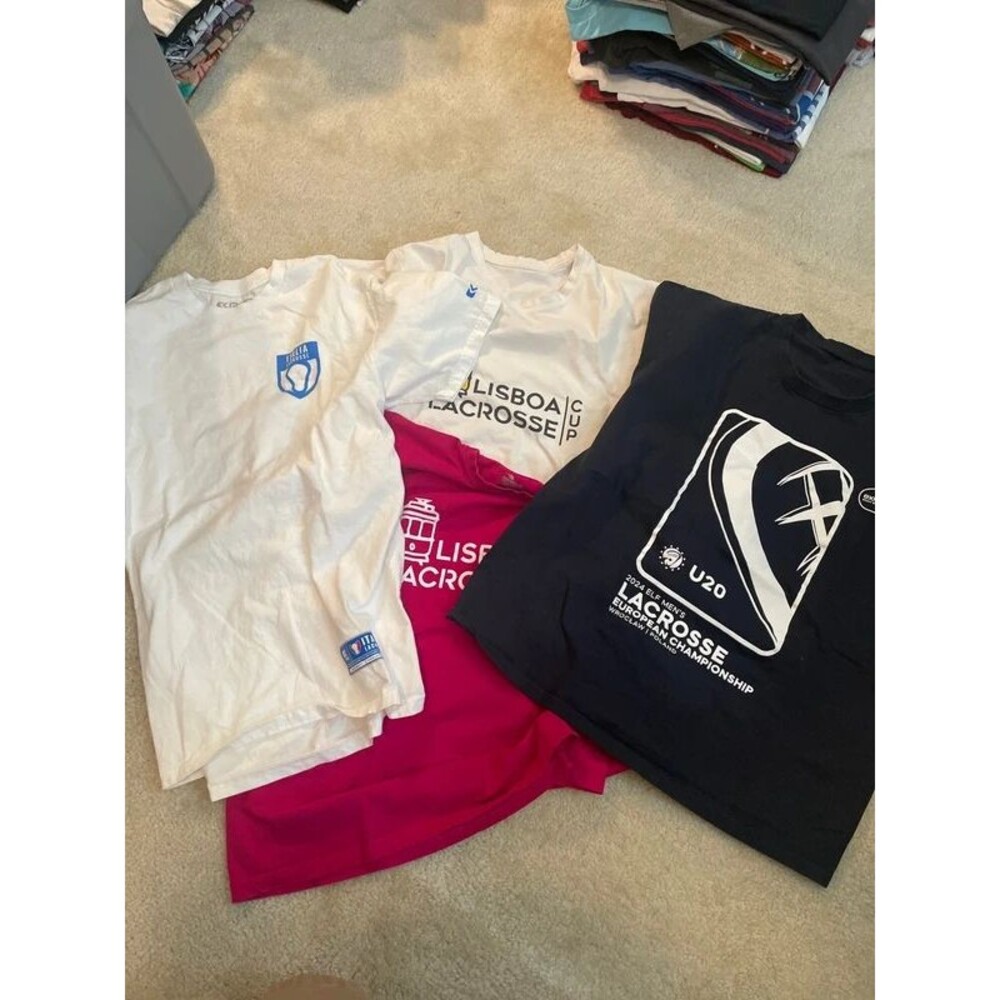 Bundle of 4 European Lacrosse shirts